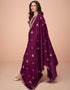 stylish purple premium silk embroidered premium silk salwar suit collection with purple premium silk rt8875-184610 Close-up View